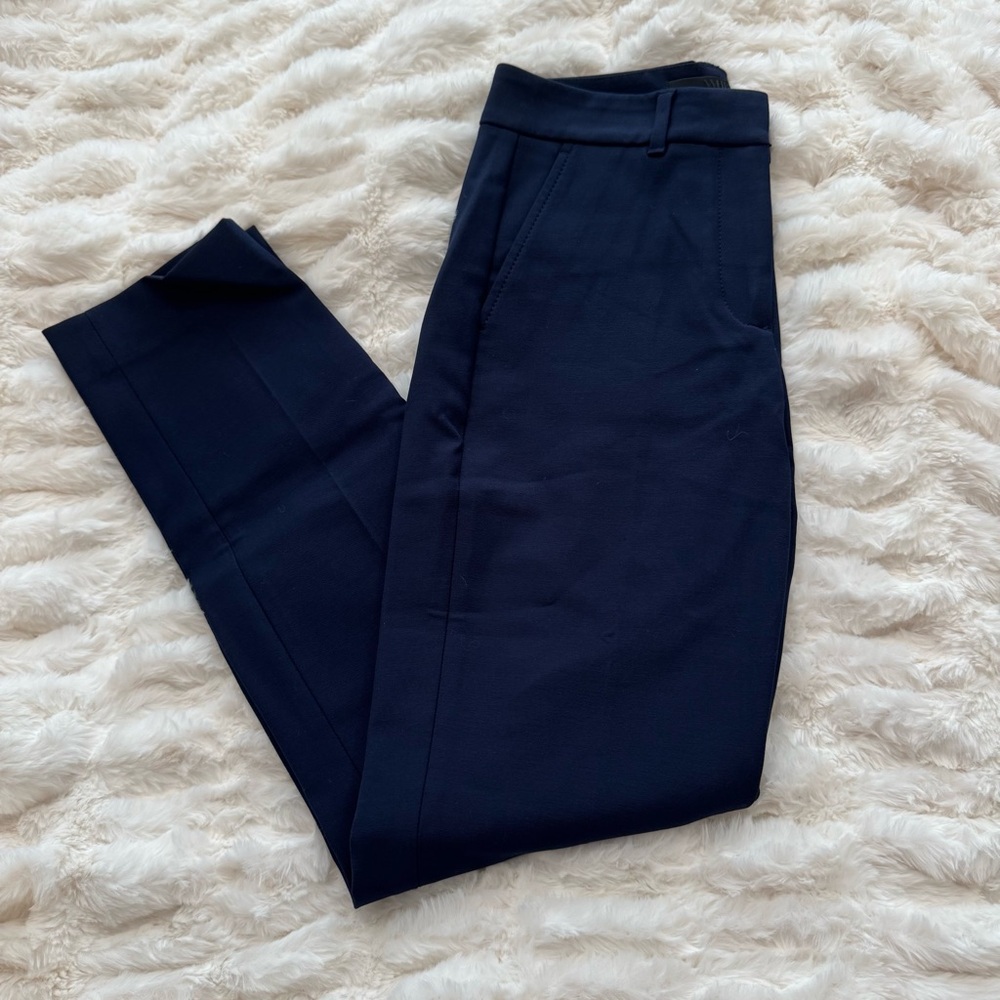 WHBM Elle Slim Navy Pants